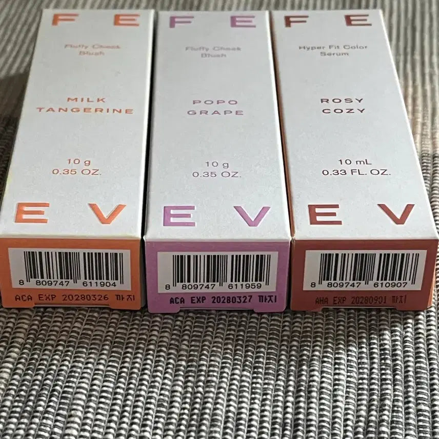 [BUNJANG] feev Fluffy Cheek Blush & Hyper Fit Color Serum / 피브 feev 플러피 치크 블러쉬 밀크탠저린 포포그레이프 로지코지
