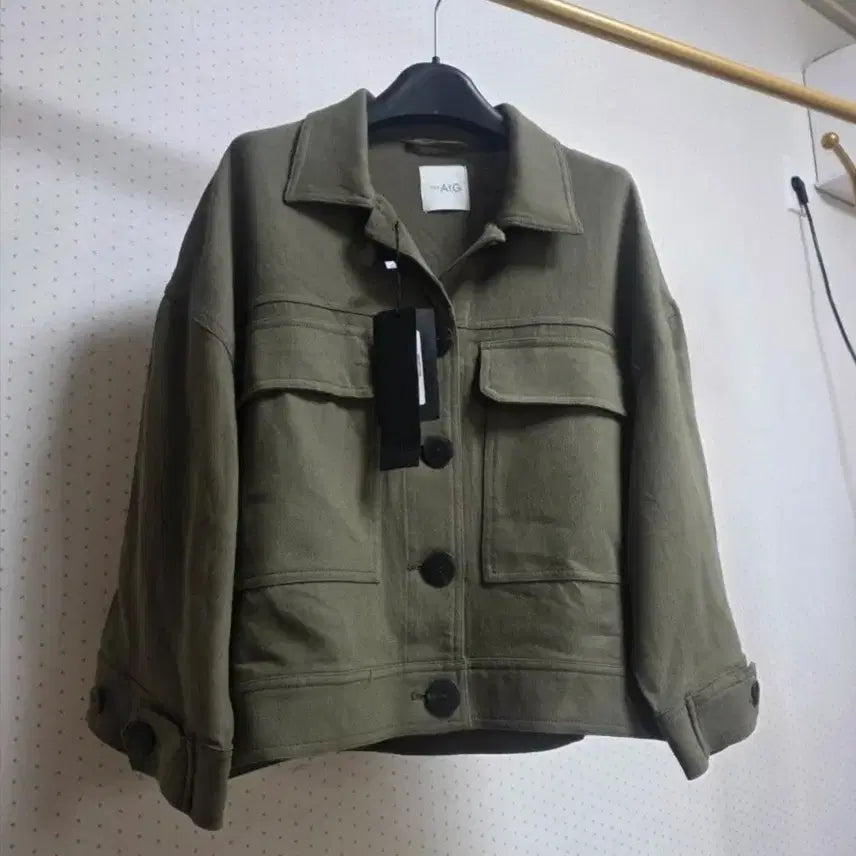 [BUNJANG] The Edge Mohair Blend Crop Jacket Size 77 / 더엣지 마혼방 크롭자켓77사이즈(새상품)