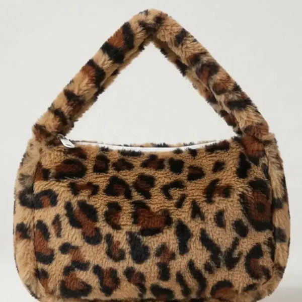 [BUNJANG] Leopard Print Handbag / 패션 호피무늬 핸드백 (새상품) 1D1A-2