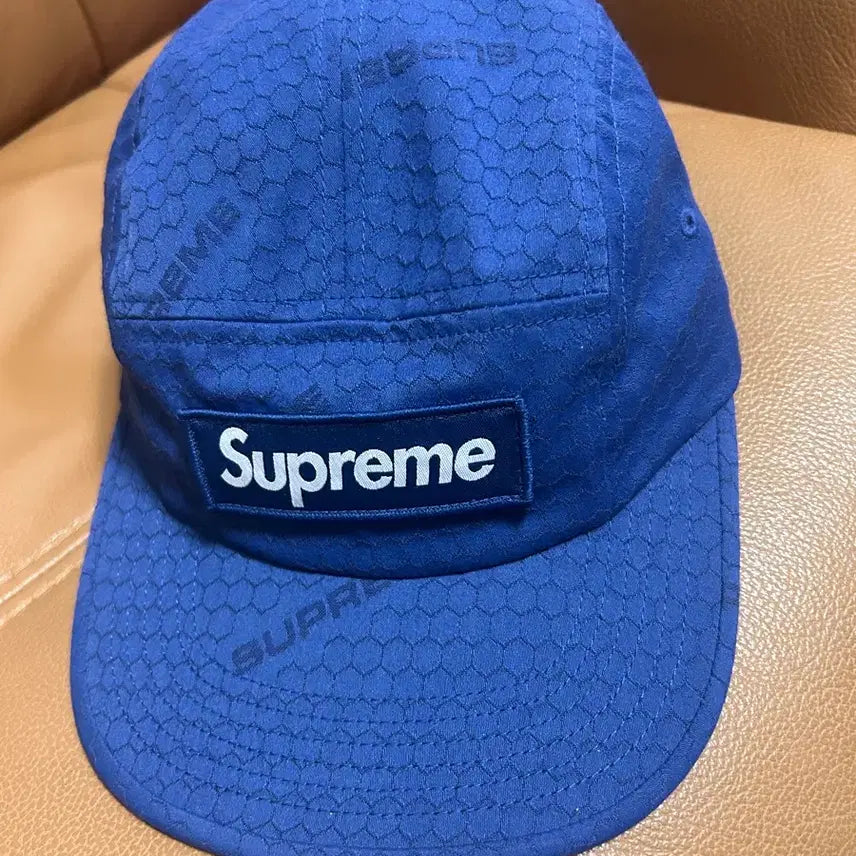 [BUNJANG] Supreme Cordura Ripstop Camp Cap Navy / 슈프림 모자 코듀라 립스탑 캠프캡 네이비 - 24FW