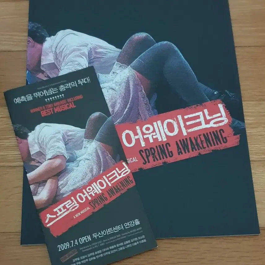 [BUNJANG] Spring Awakening 2009 Premiere Musical Program Book / 뮤지컬 스프링 어웨이크닝 2009년 초연 프로그램북