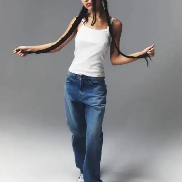 [BUNJANG] Glowny 93 Mid Rise Loose Fit Jeans / [실착1회] 글로니 93 미드라이즈 루즈핏 진