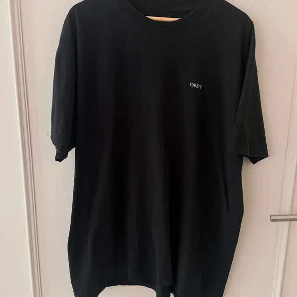 [BUNJANG] OBEY Backprint Logo T-Shirt / 오베이(OBEY) 백프린팅 반팔로고 티셔츠