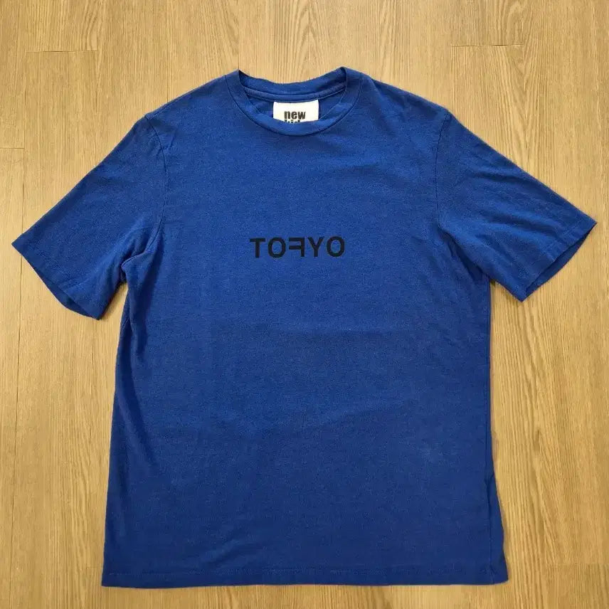 [BUNJANG] NOHANT Love City Short Sleeve T-Shirt Blue / 노앙(nohant) 러브시티 반팔 티셔츠 블루