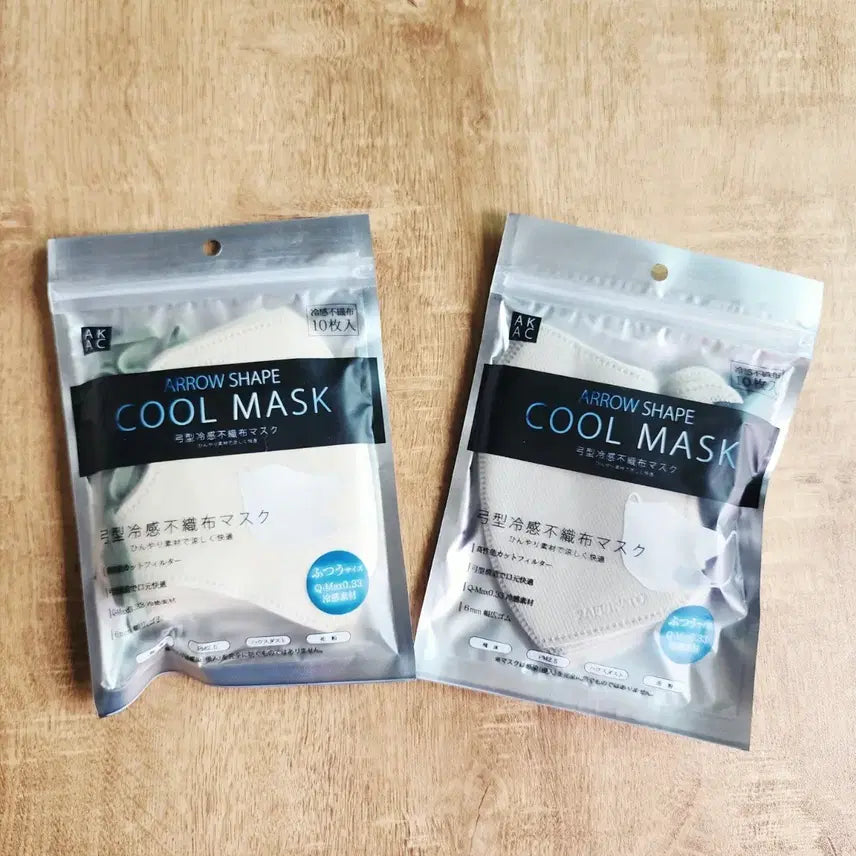 [BUNJANG] Cooling Fabric Face Masks (10 Count) / 일본구매 냉감소재마스크1팩