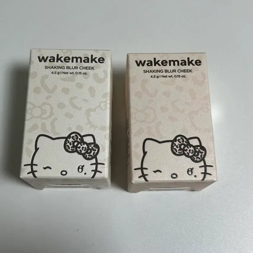 [BUNJANG] WAKEMAKE Shaking Blur Cheek Blusher Naughty Mellow / Cream Ginger / 웨이크메이크 갸루키티 쉐이킹 블러 치크 블러셔 너티멜로우 / 크림진저