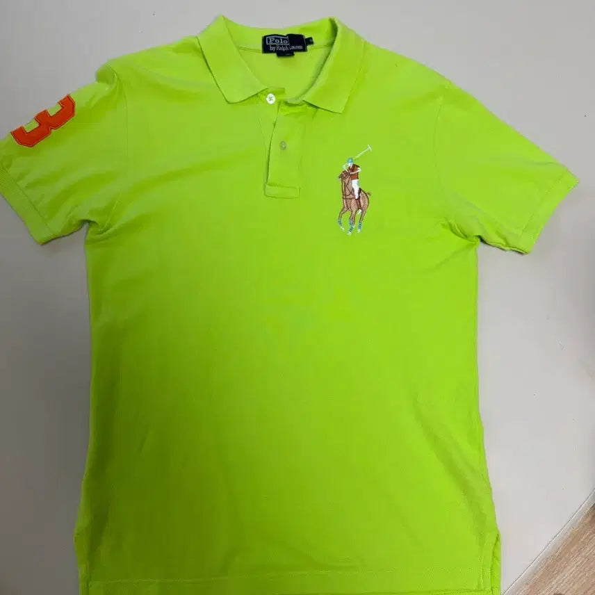 [BUNJANG] Polo Ralph Lauren Big Pony Logo Polo Shirt (Unisex S) / 폴로 랄프로렌 빅포니 카라티(공용s)