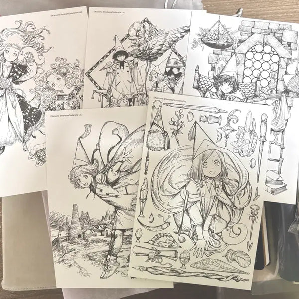 [BUNJANG] Atelier of the Witch's Hat Postcard Set Official Goods / [고깔모] 초판 특전O 고깔모자의 아틀리에 엽서 공식 굿즈 일러스트 양도