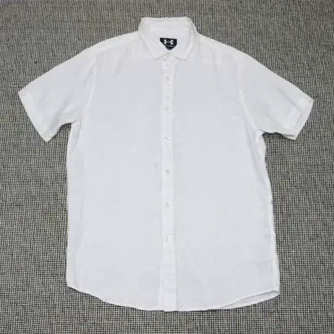[BUNJANG] Under Armour Linen Short Sleeve Shirt Size 100 / 언더아머 반팔 린넨 셔츠 100