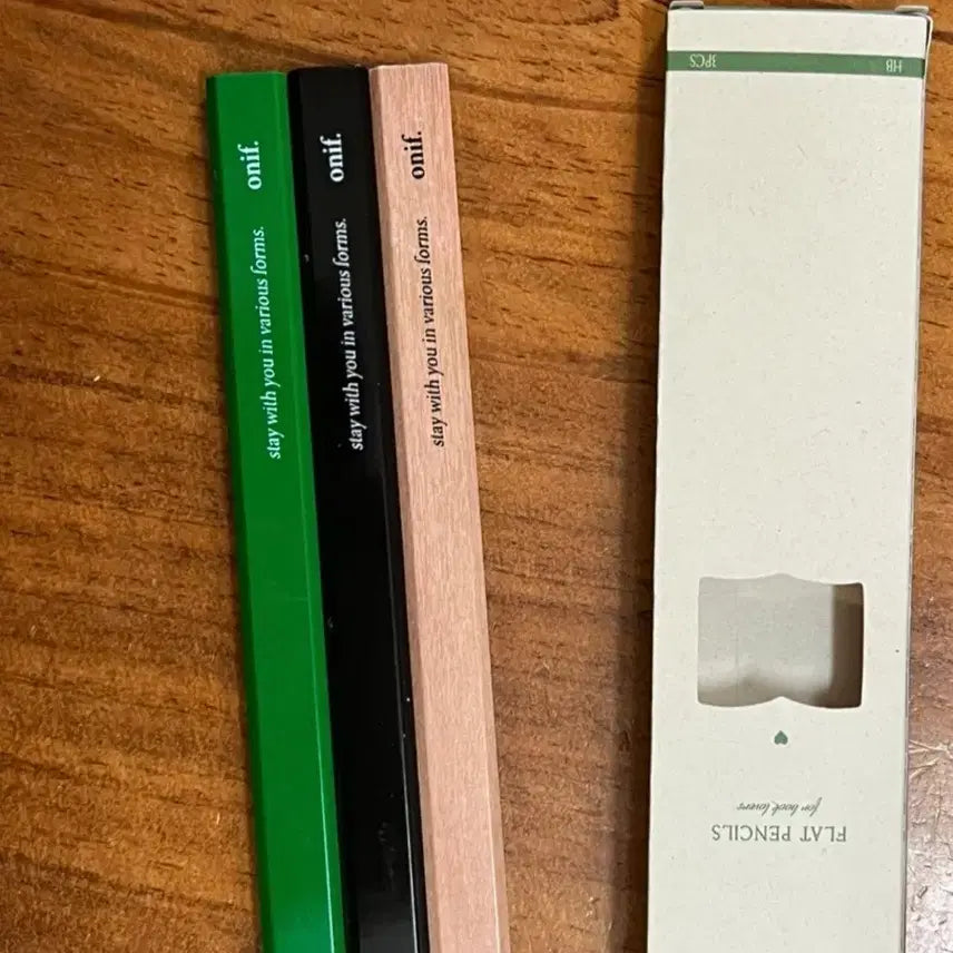 [BUNJANG] Onnip Flat Carpenter Pencil for Reading / 오니프 목공 독서 연필