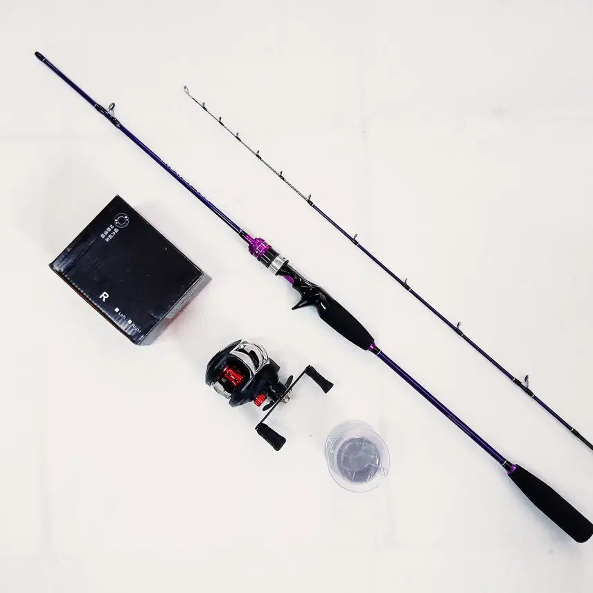 [BUNJANG] Titan Tip Rod with Baitcasting Reel and Braided Line for Squid and Cuttlefish Fishing / 티탄팁 한치,쭈꾸미,갑오징어낚시대155와 베이트릴에 합사 감아드립니다