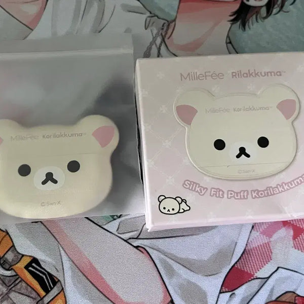 [BUNJANG] Millefiori Korilakkuma Silky Fit Puff (1 Count) / 밀퓌 코리락쿠마 실키 핏 퍼프 1개입