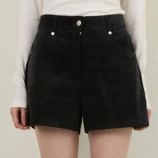 [BUNJANG] Wednesday Oasis Corduroy Banding Pants - Black / [새상품] 웬즈데이오아시스 코듀로이 밴딩 팬츠-블랙