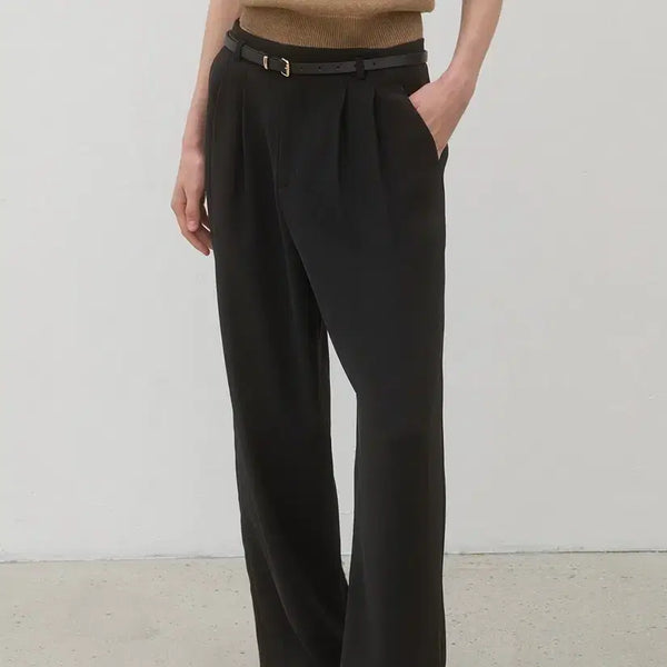 [BUNJANG] Atelier Nine Belted Slacks / [새상품] 아틀리에나인 벨트 슬랙스