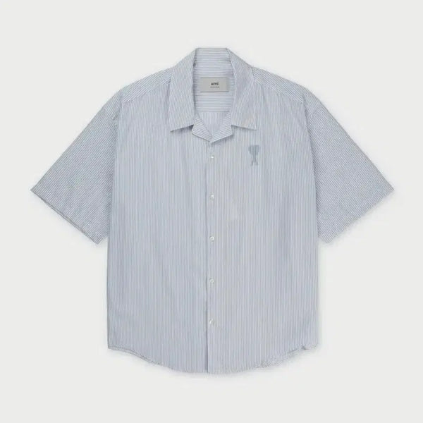 [BUNJANG] AMI Heart Logo Short Sleeve Shirt / 아미 하트로고 반팔 셔츠