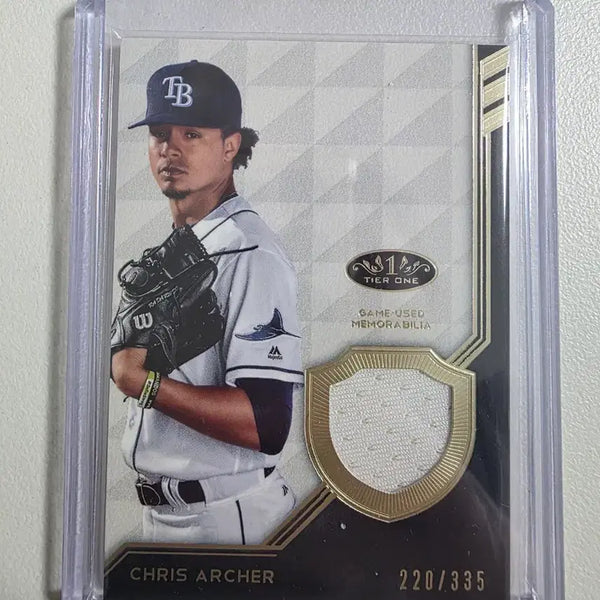 [BUNJANG] Chris Archer 2018 MLB Player Uniform Card Tampa Bay Rays / 2018 mlb 크리스 아처 유니폼카드 판매 템파베이레이스