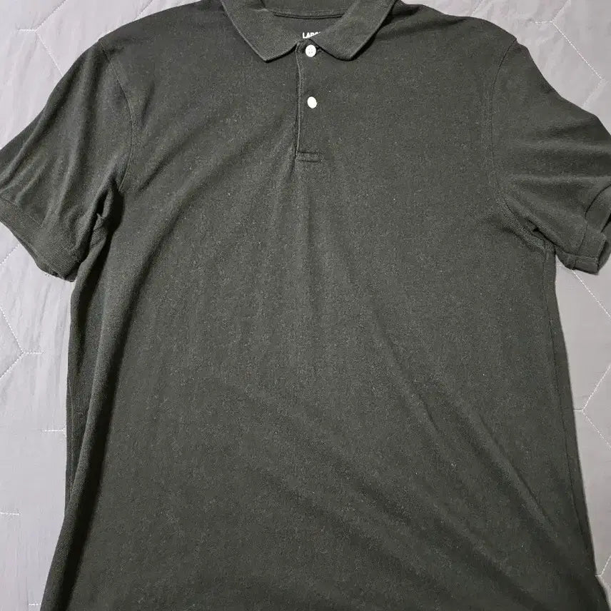 [BUNJANG] Giordano Collar Short Sleeve T-Shirt - Size L / 지오다노 반팔티 L 사이즈