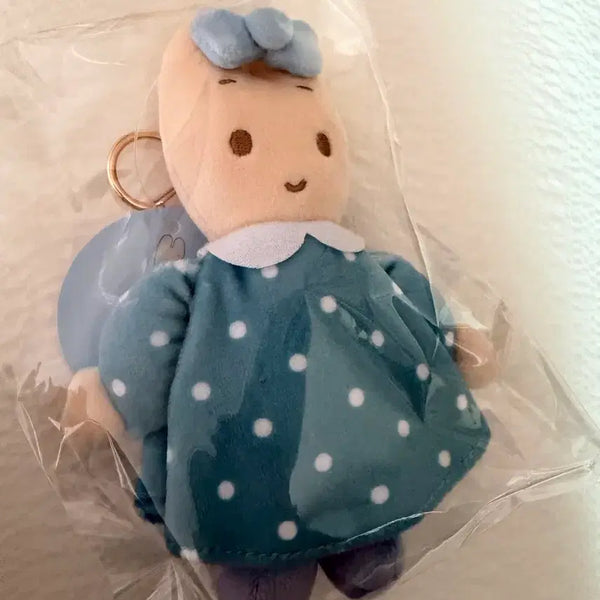 [BUNJANG] Sanrio Marroncream Soft Blue Mascot Keyring / 산리오 소프트블루 마론크림 마스코트 키링