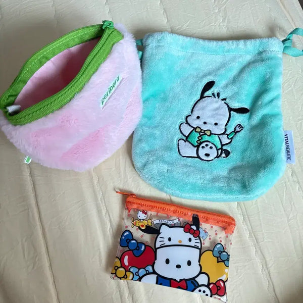 [BUNJANG] Peripera, Vital Beautie, Hello Kitty, Pochaco Pouch Set / 페리페라파우치 바이탈뷰티 포차코파우치 헬로키티파우치