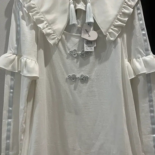 [BUNJANG] Ankroux China Jersey Long T-shirt / 양산형 지뢰계| 앙크루즈 차이나 져지 롱 티