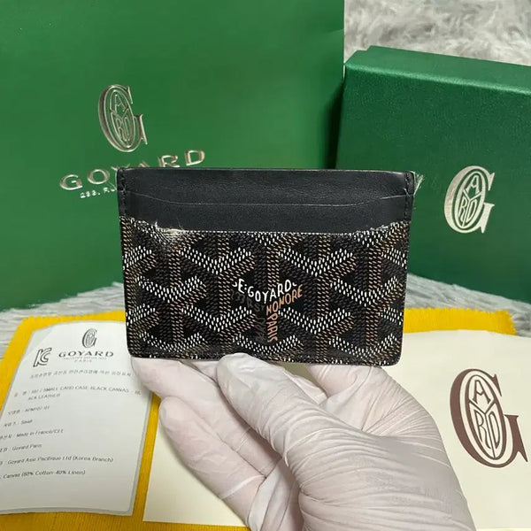 [BUNJANG] Goyard Saint-Pierre Card Wallet Black / 고야드 생쉴피스 카드지갑 블랙