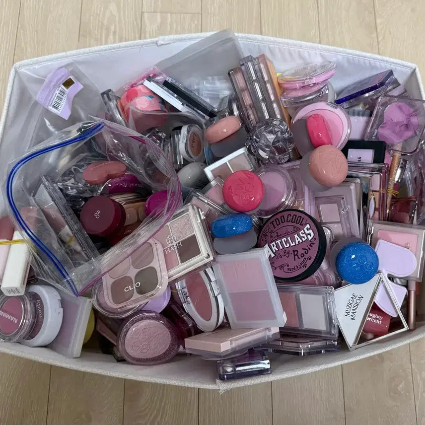 [BUNJANG] Personal Color Matching Makeup Bundle (Palette, Lip, Blush + Extras) / 메이크업 제품 묶음 판매 (퍼드려요..)