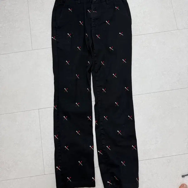 [BUNJANG] Tommy Embroidered Cotton Pants / Tommy 자수 바지