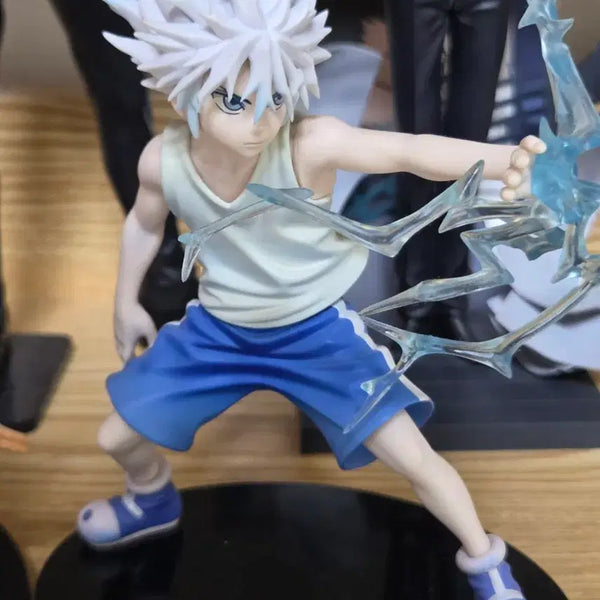 [BUNJANG] Hunter x Hunter Killua Vibration Figure + Collaboration Cafe Photocard / 헌터x헌터 키르아 바이브레이션(+콜라보 카페 포카)