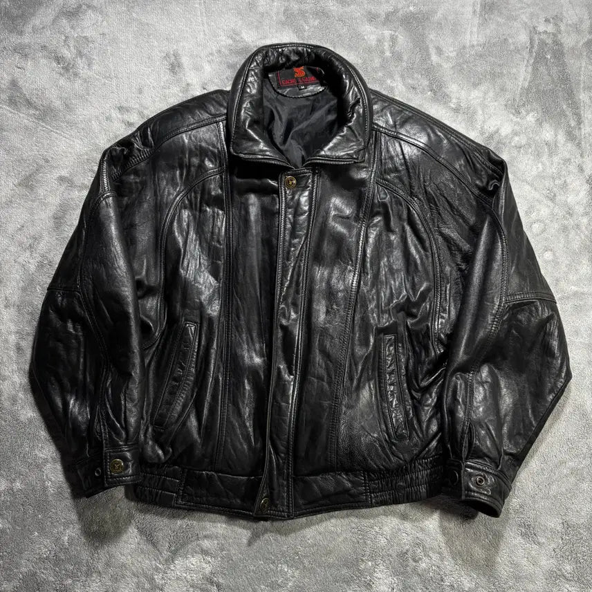[BUNJANG] Eachs Leather Vintage Leather Jacket (M) / [M]제페니즈 빈티지 eachs leather 가죽 자켓
