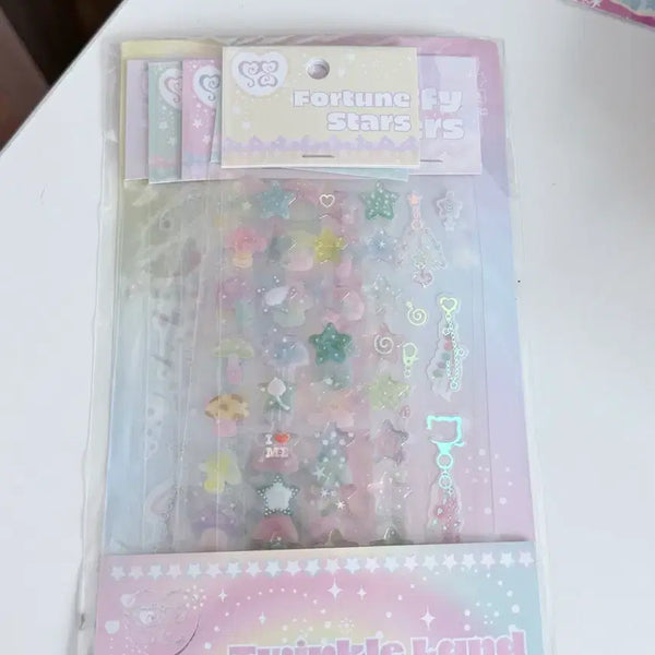 [BUNJANG] Pearly Button Seal Sticker Set / 펄리버튼 씰스티커 세트판매