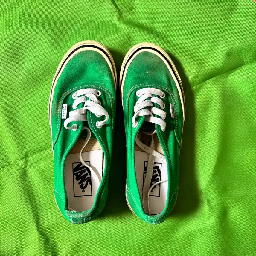 [BUNJANG] Vans Sneakers Green Size 240 / 반스 신발 240