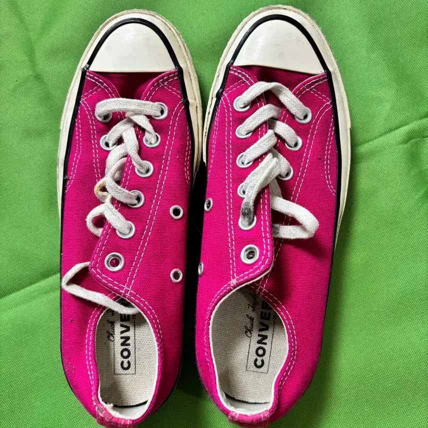 [BUNJANG] Converse Hot Pink Sneakers (Size 240) / 컨버스 신발 240