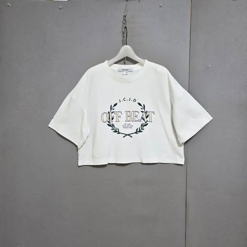 [BUNJANG] Jucy Judy Round T-Shirt White Size 85 / 쥬시쥬디 라운드 티셔즈 85  n6605