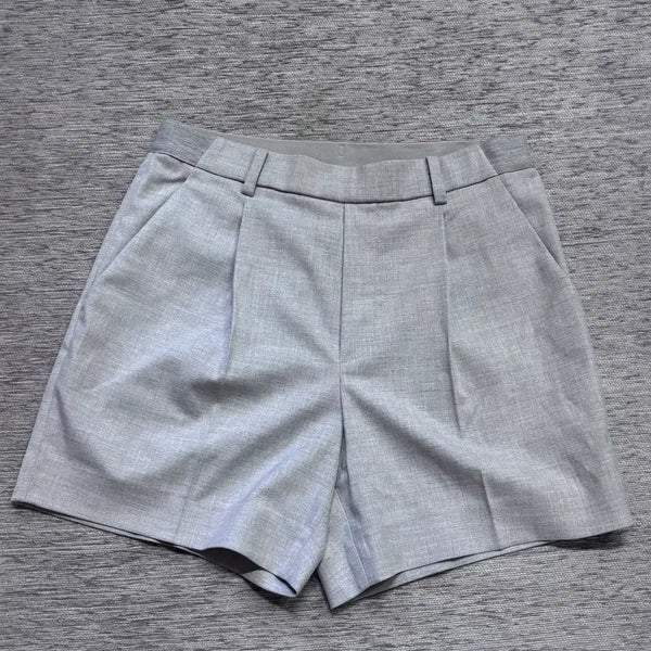 [BUNJANG] Uniqlo Tailored Pin Tuck Shorts - Women's Size M / 유니클로 테일러드 핀턱 숏팬츠 여자 반바지 M