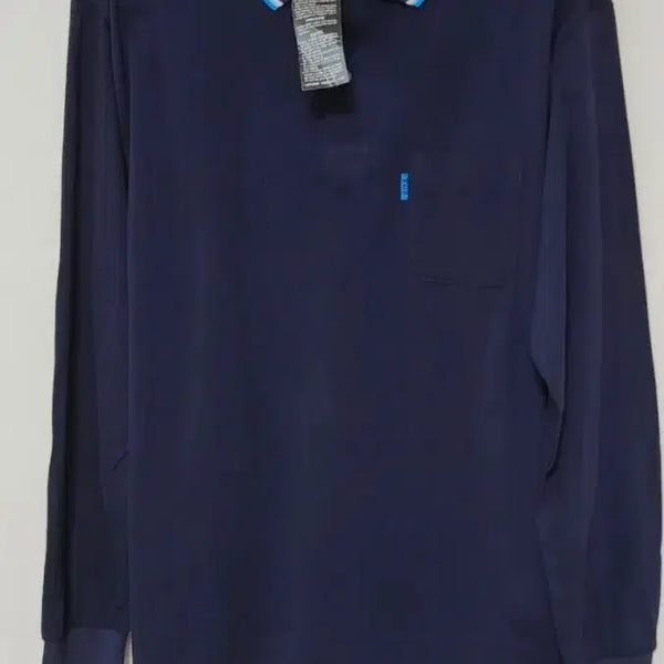 [BUNJANG] Uni Rex Men's Navy Long-Sleeve Polo Shirt XXL / [새상품]Ni Rex 네이비 카라티 XXL (105) 남성 긴팔