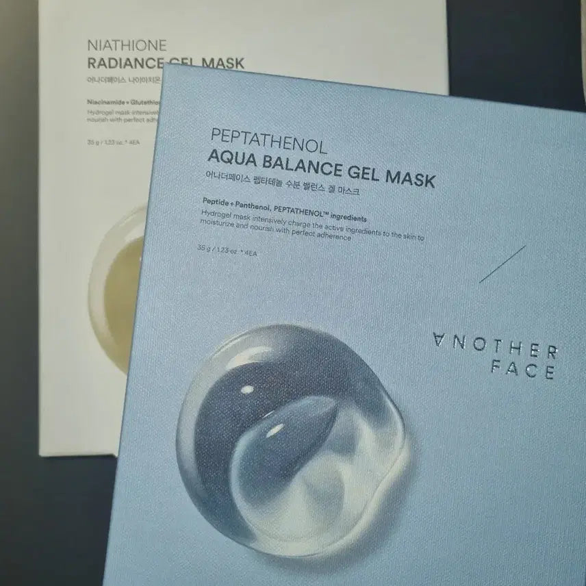 [BUNJANG] Anotherface Mask Pack Set (Peptatenol/Niachion) / 어나더페이스 마스크팩 4매(1박스) (펩타테놀/나이아치온)