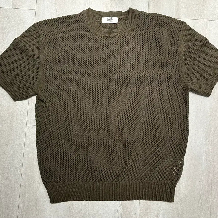 [BUNJANG] Ellmude Tarzan Crochet Half Knit / 엘무드 타잔 크로례 하프 니트