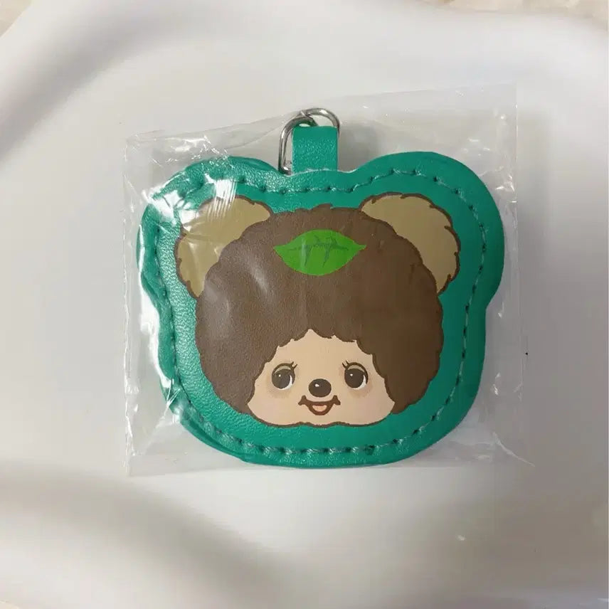[BUNJANG] Monchhichi Leather Key Holder Keychain Gacha / 몬치치 가죽 키홀더 키링 가챠