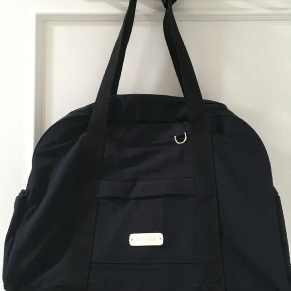 [BUNJANG] Nomellit Day Duffle Bag (Nylon) - Blue Black / 노멜렛 Day 데이 더플백 (나일론) - blue black
