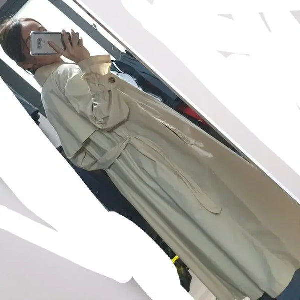 [BUNJANG] Amigrace Women's Long Trench Coat / 여성 롱트렌치코트 아미그레이스