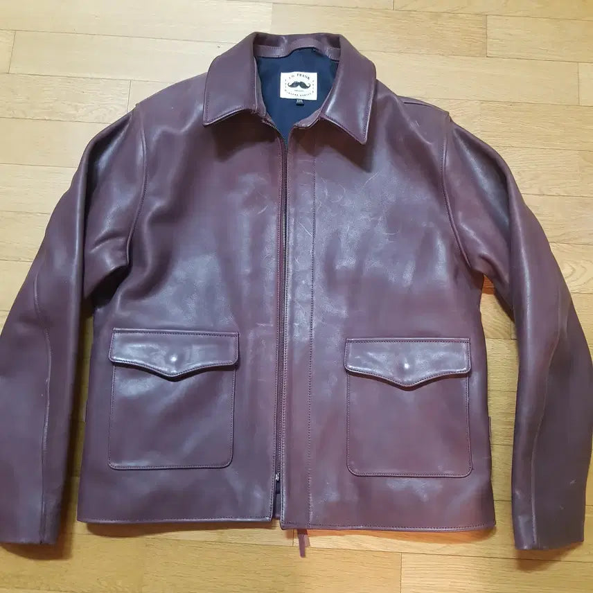 [BUNJANG] Vegetable Cow Leather Jacket / 인디아나존스자켓