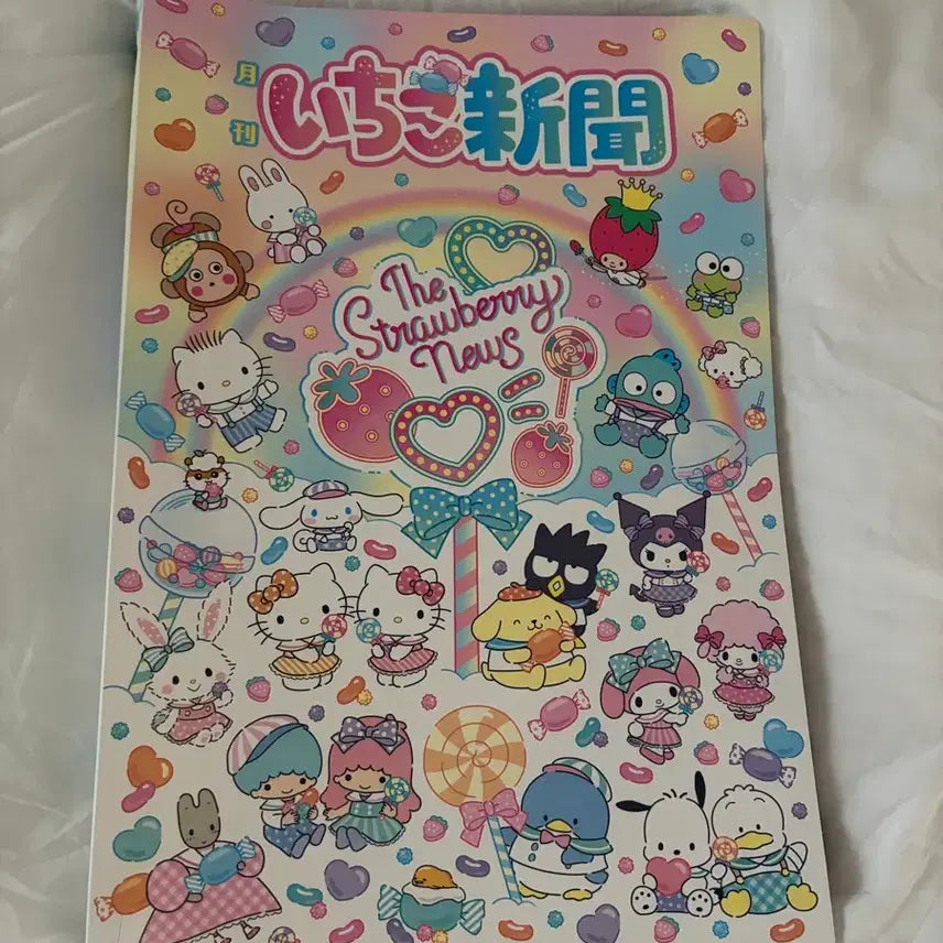[BUNJANG] Sanrio Ichigo Shimbun Magazine 2022 Full Year Set with Binder and Extras / 산리오 이치고신문 22년 1-12월 + 바인더 + 부록