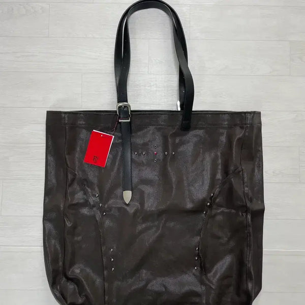 [BUNJANG] RSCC Rivet Big Shoulder Bag Brown / 알에스에스씨 RIVET 빅 숄더백 가방 브라운