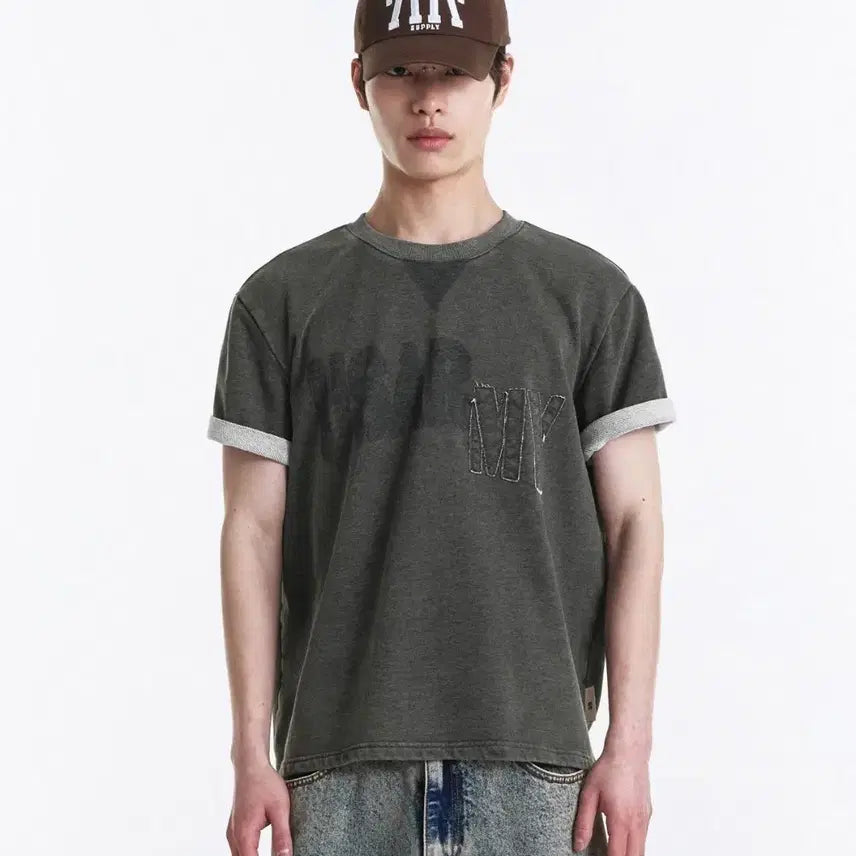 [BUNJANG] Gi Chul Short Sleeve T-Shirt / 기철 반팔티