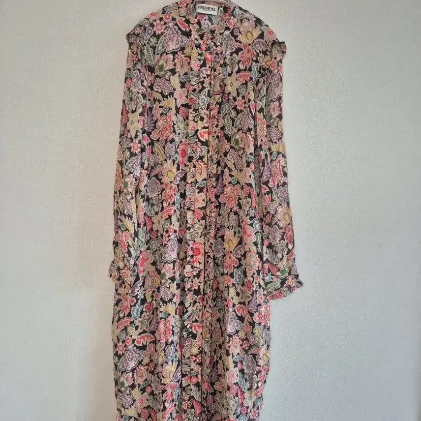 [BUNJANG] Essentiel Floral Pattern Long Dress / 에센티엘 꽃무늬 롱 원피스