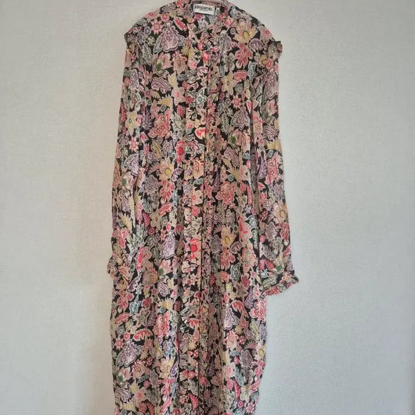 [BUNJANG] Essentiel Floral Pattern Long Dress / 에센티엘 꽃무늬 롱 원피스