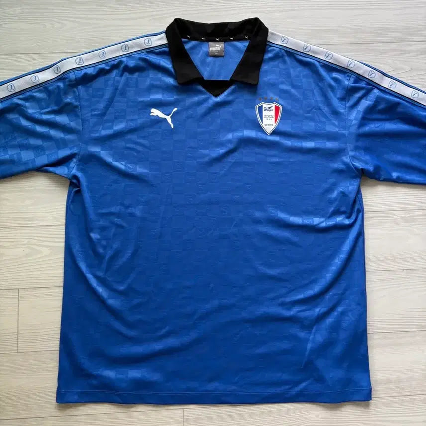 [BUNJANG] Puma x REBILI Suwon Samsung Knit Jersey - Blumazing - 3XL / 푸마 x 리빌리 수원삼성 니트 저지 블루메이징 - 3XL