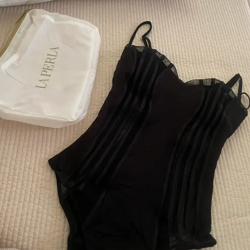 [BUNJANG] La Perla Swimwear Black / 라펠라 스윔웨어