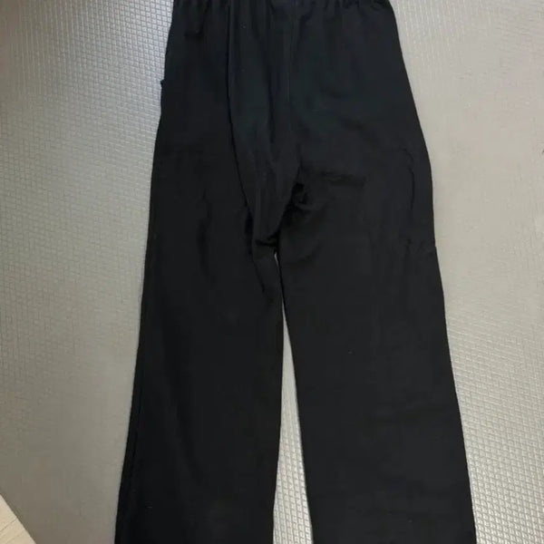 [BUNJANG] Semi Wide Fit Training Pants Black L / 세미와일드핏 트레이닝 팬츠블랙L