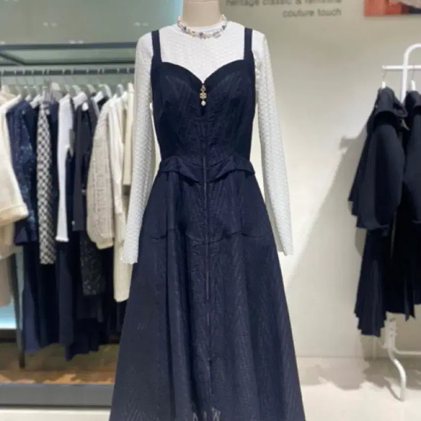 [BUNJANG] DEWL Bustier Dress / 듀엘 뷔스티에 원피스